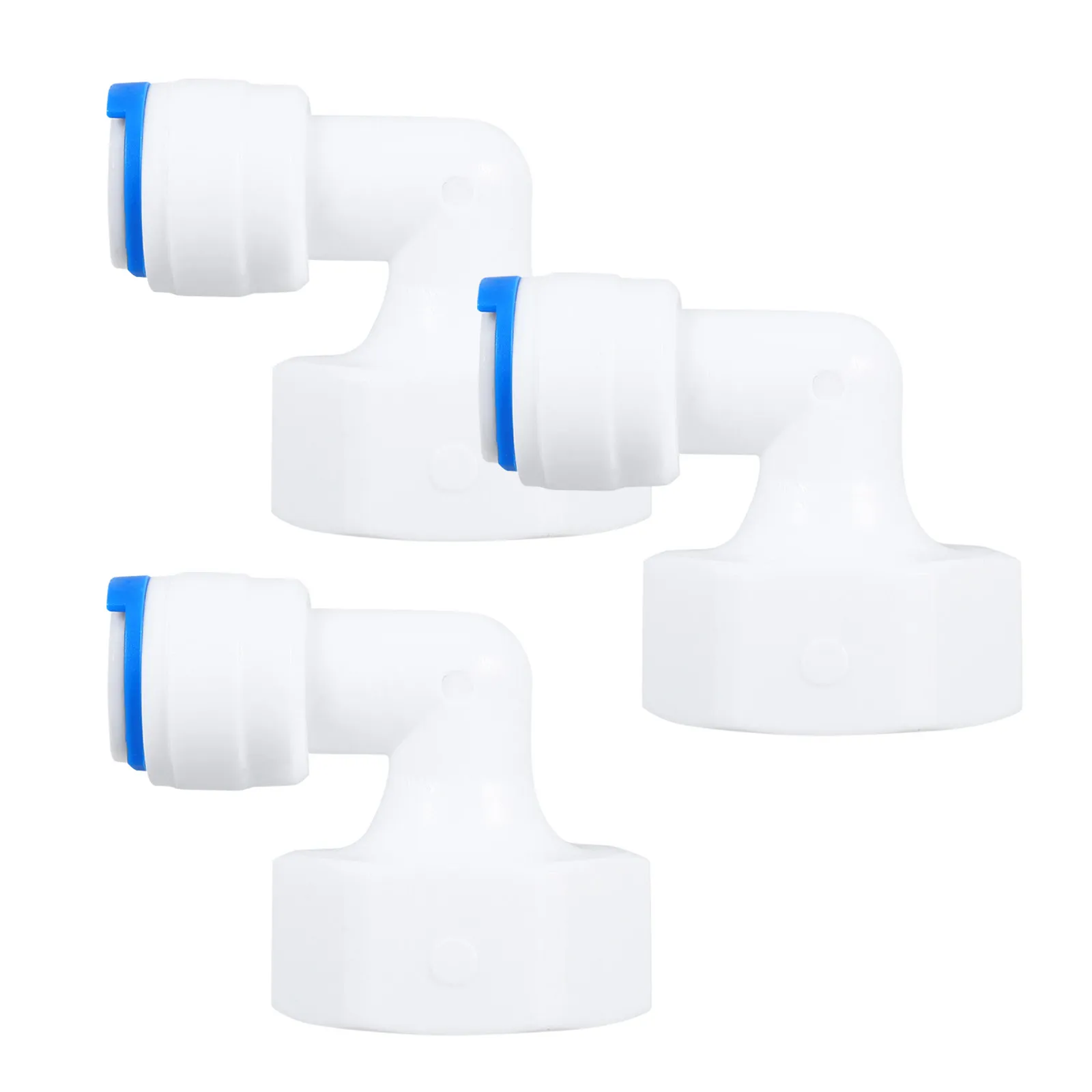 3Pcs Water Purifier 3 4 Female Thread to 3 8 Quick Connect Elbow Adapter Durable Plastic Conversion Coupler Water Supply