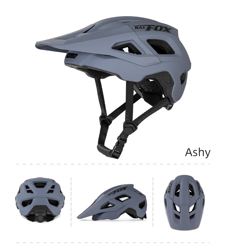 BATFOX MTB-Helm, Fahrradhelm, Integral geformter Helm, Capacete Fox, Casco Bicicleta, MTB-Mountainbike-Zubehör – Detail 15