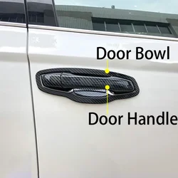Car Door Handle Cover Door Bowl Protective Trim for Skoda Octavia Kamiq Exterior Accessories 2015 2016 2017 2018 2019 2020