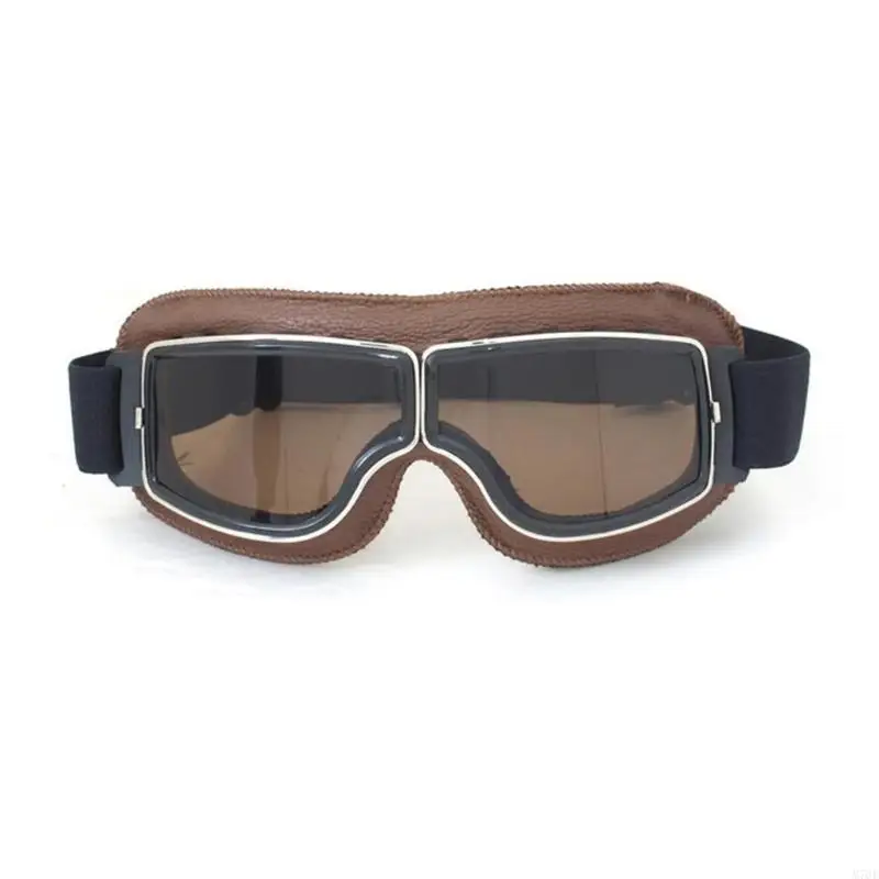 M76E Daily Motorradbrille mit Retro-Riemen, geeignet für den Helmgebrauch Freien – Detail 2