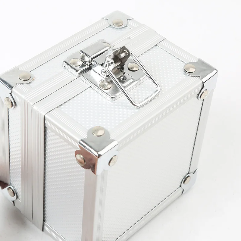 Small Portable Makeup Organizer Box Watch Jewelry Case Manicure Nail Art Tools Storage Box Lipstick Organizer For Travel Gifts