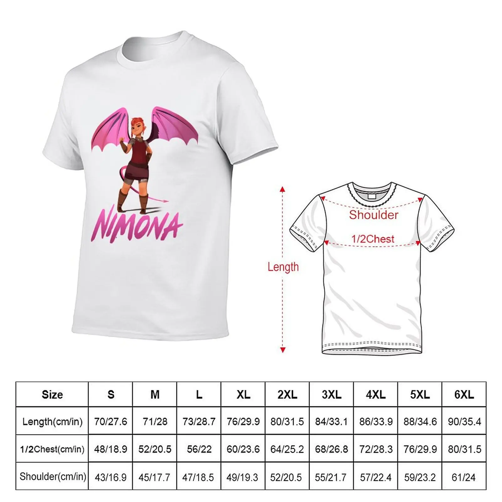 Nimona Shapeshifter T-Shirt man t shirt summer graphic t shirts for man T-Shirt