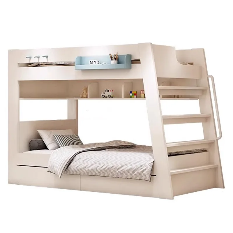 

Upper and lower same wide bed Children's bed Parallel upper and lower bunk Small apartment high and low