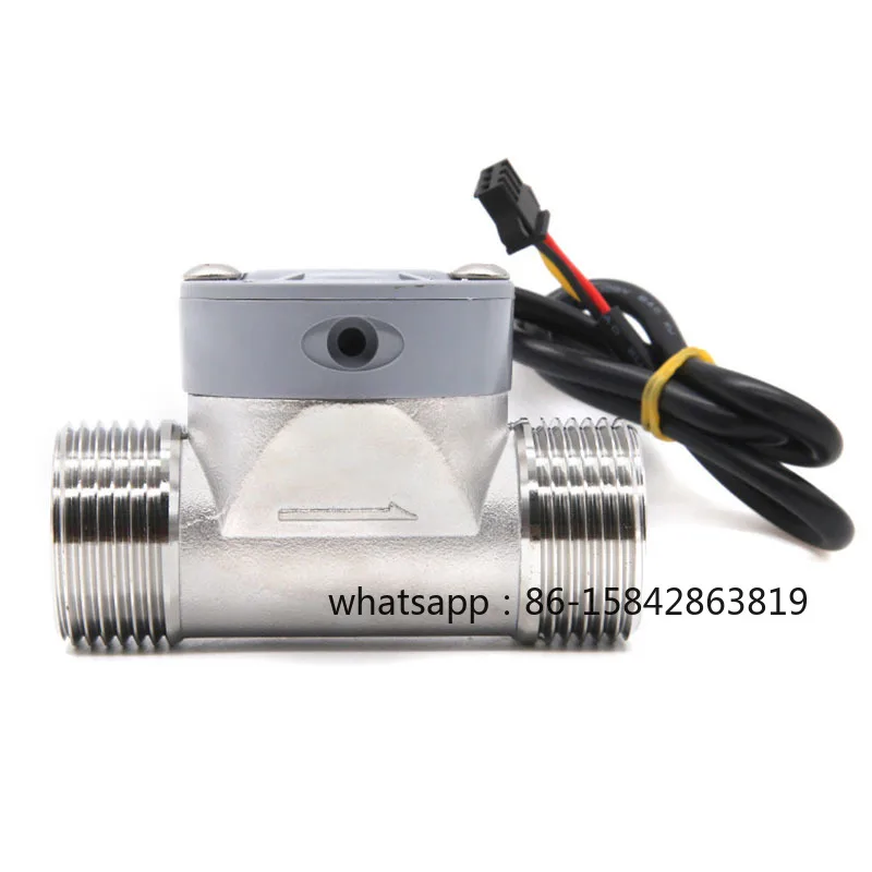 Stainless Steel 1-Inch Industrial Flow Meter Water Flow Sensor Sewage Pipe Sensor Liquid Meter