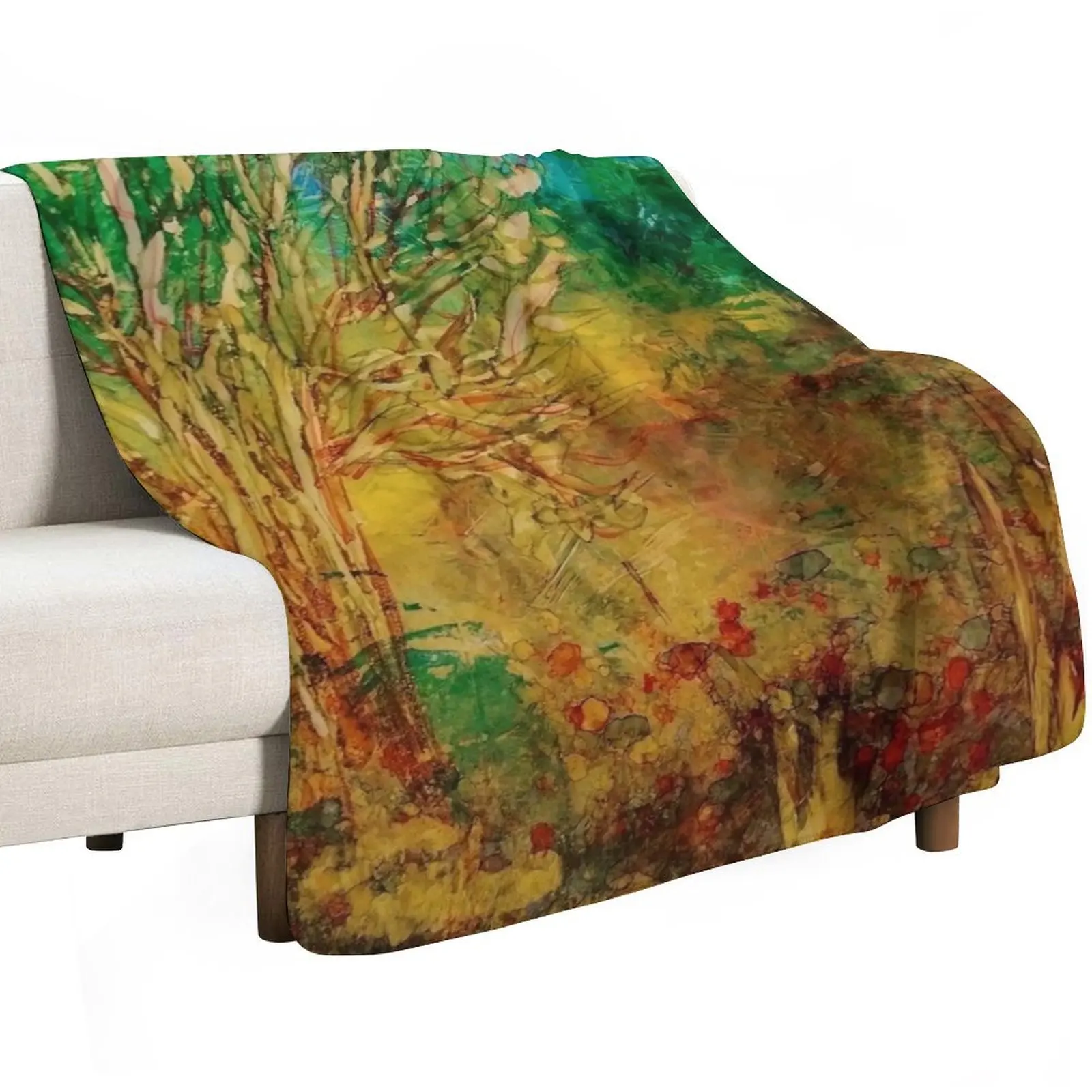 Take Me To The Woodland - by Barbara Mitchell Throw Blanket bed plaid Soft Big Cute cosplay anime Bed Luxury Designer Blankets