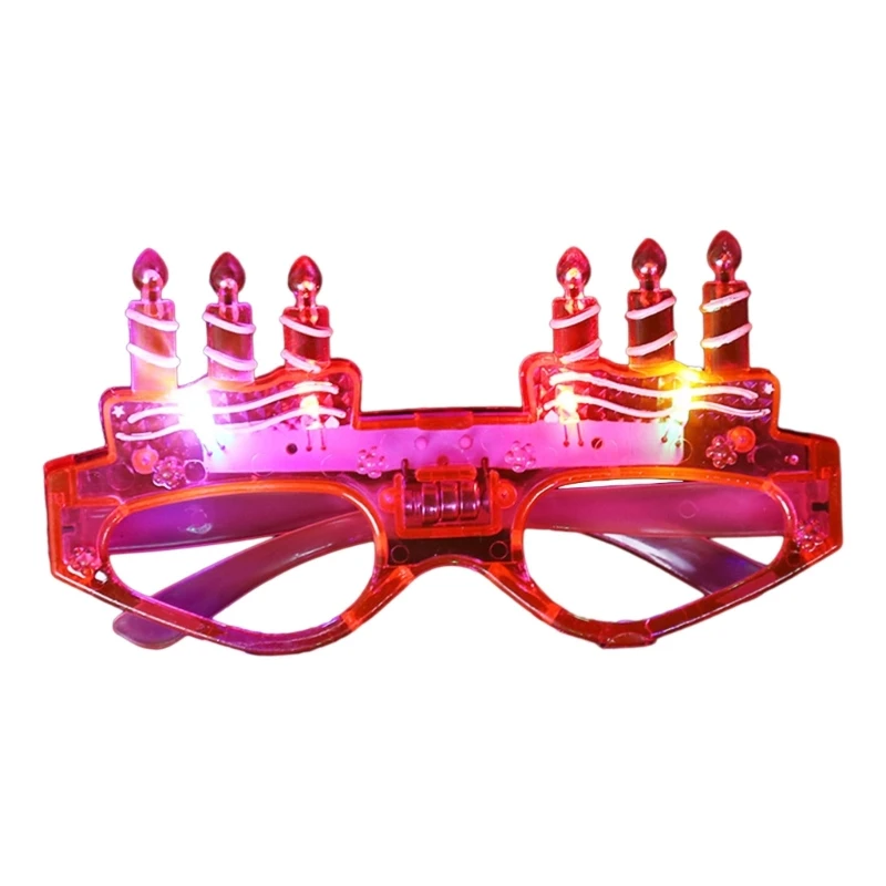 Lunettes bougie d'anniversaire pour enfants, monture lunettes, lunettes célébration du nouvel