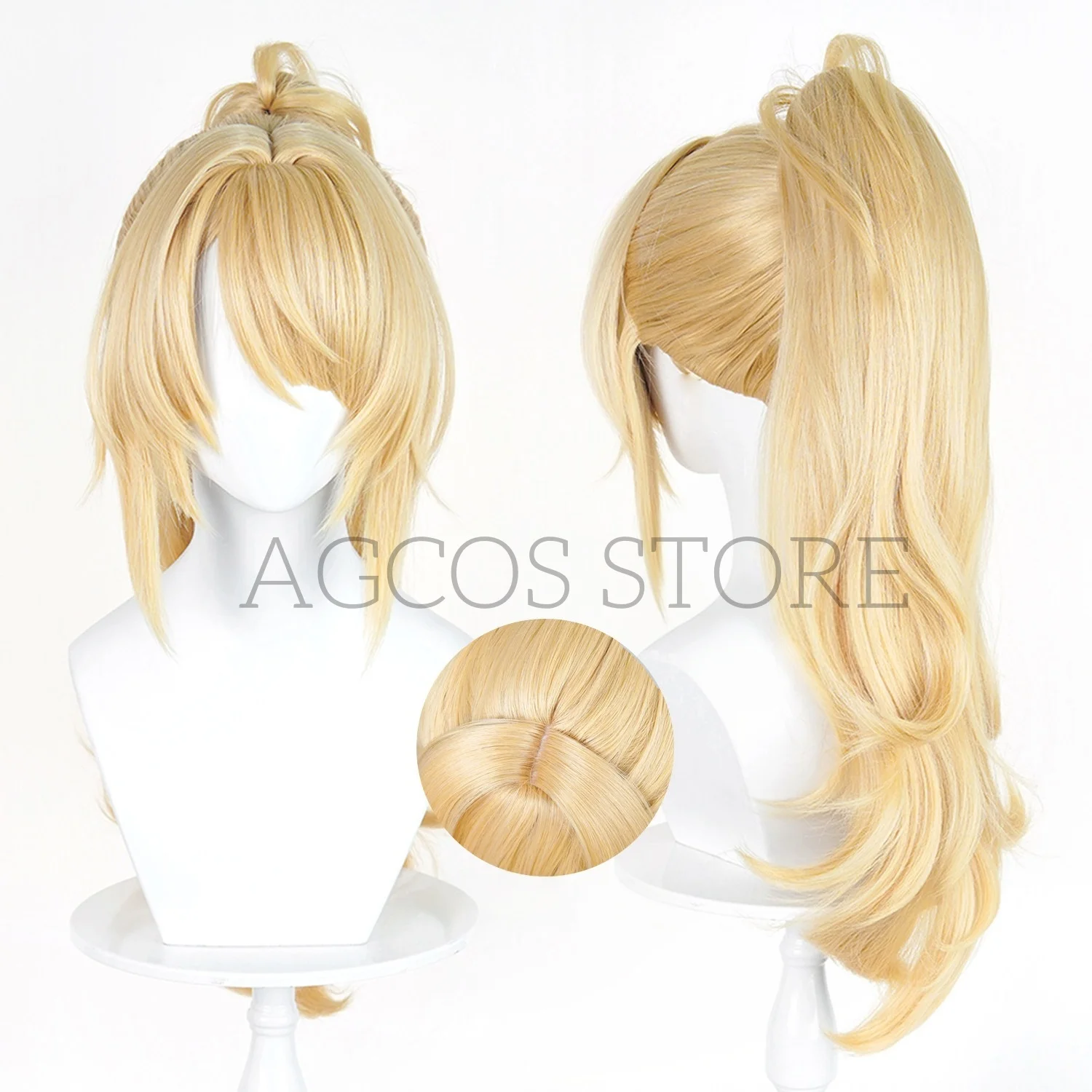AGCOS Zenless Zone Zero Sigrid De L'Azur Cosplay Wig Game Zenless Zone Zero Hair Cosplay Wigs