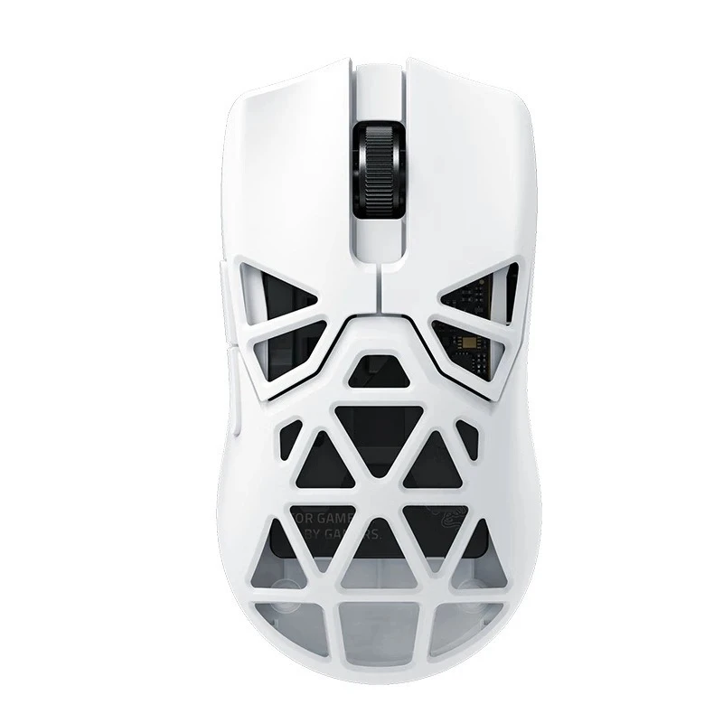 Suitable for mini, lightweight wireless gaming mouse magnesium alloy hollow white