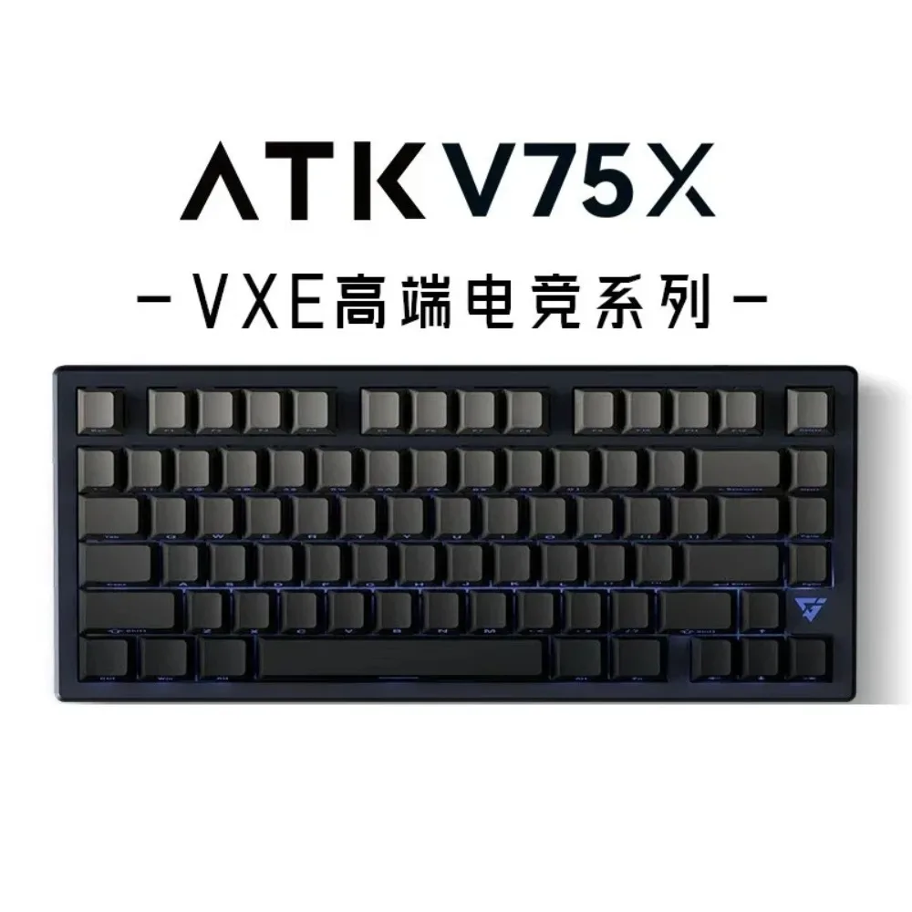 ATK VXE V75X Mechanical keyboard CNC Aluminum alloy 75% Layout Tri Mode bluetooth wireless keyboard gaming accessories Hot Swap