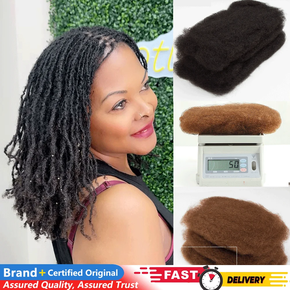 

Afro Kinky Curly Bulk Human Hair For Braid Twists Curly Hair Extension Brazilian Hair for Dreadlock Extension Create Dreadlocks