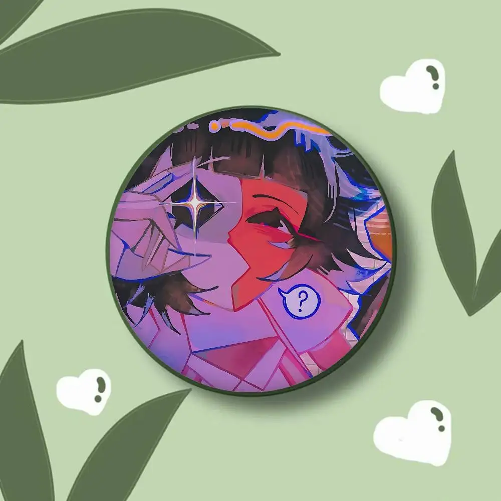 Ena الرسم الاصطناعية المطر روك شارات زر دبوس بروش اليدوية للملابس شارة ظهره اكسسوارات الديكور #4