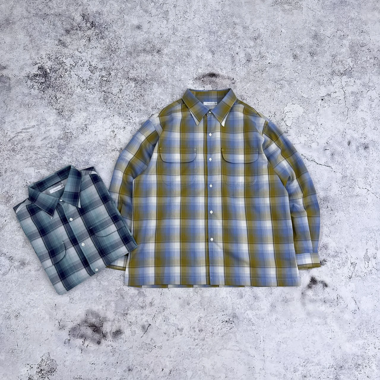 

Nanca Regular Collar Pique irt Loose Plaid Long Sve Boy's irt Vintage id Pattern Autumn Season Casual Wear