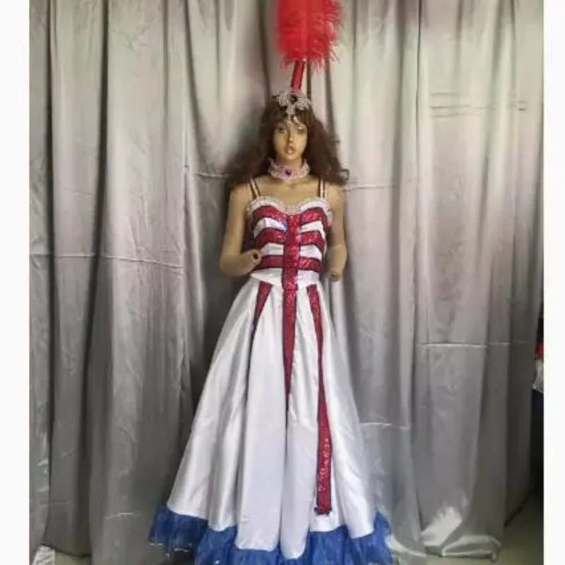 Francia CanCan vestido de baile mujer apertura etapa clásica