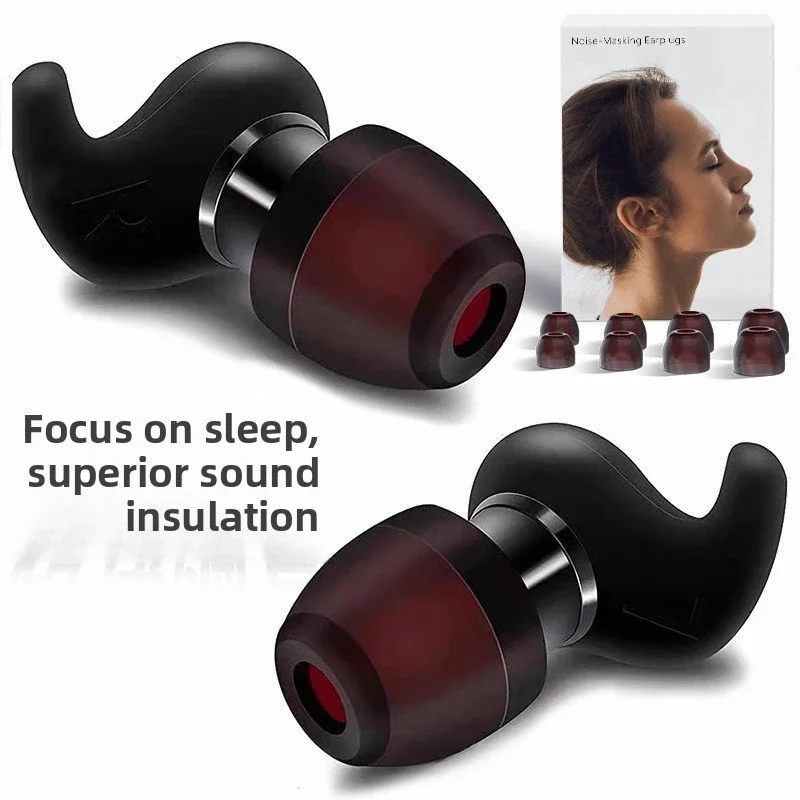 Noise Canceling Earplugs Silent Sleep Sound Insulation Filter Super Waterproof Silicone Reusable Ear Plugs Travel