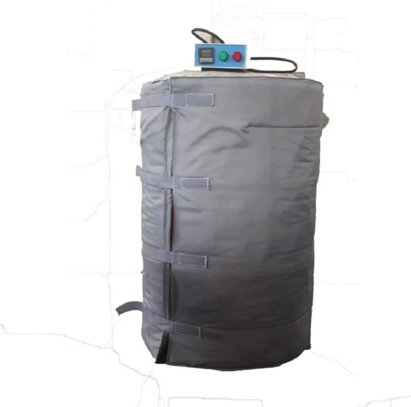 200L Drum Heating Belt Industrial Grade Power Blanket Weather Resistant 55 Gallon Insulated Heat Bag 220V