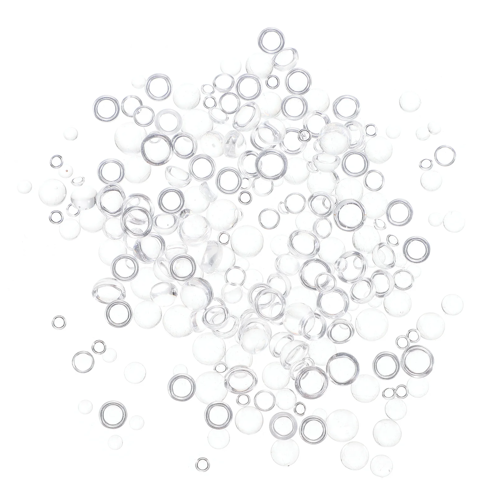 350 pezzi toppe di design in resina con rugiada abbellimenti fai da te rotondi piatti per scrapbooking decorazione della copertura del telefono con forcina per capelli