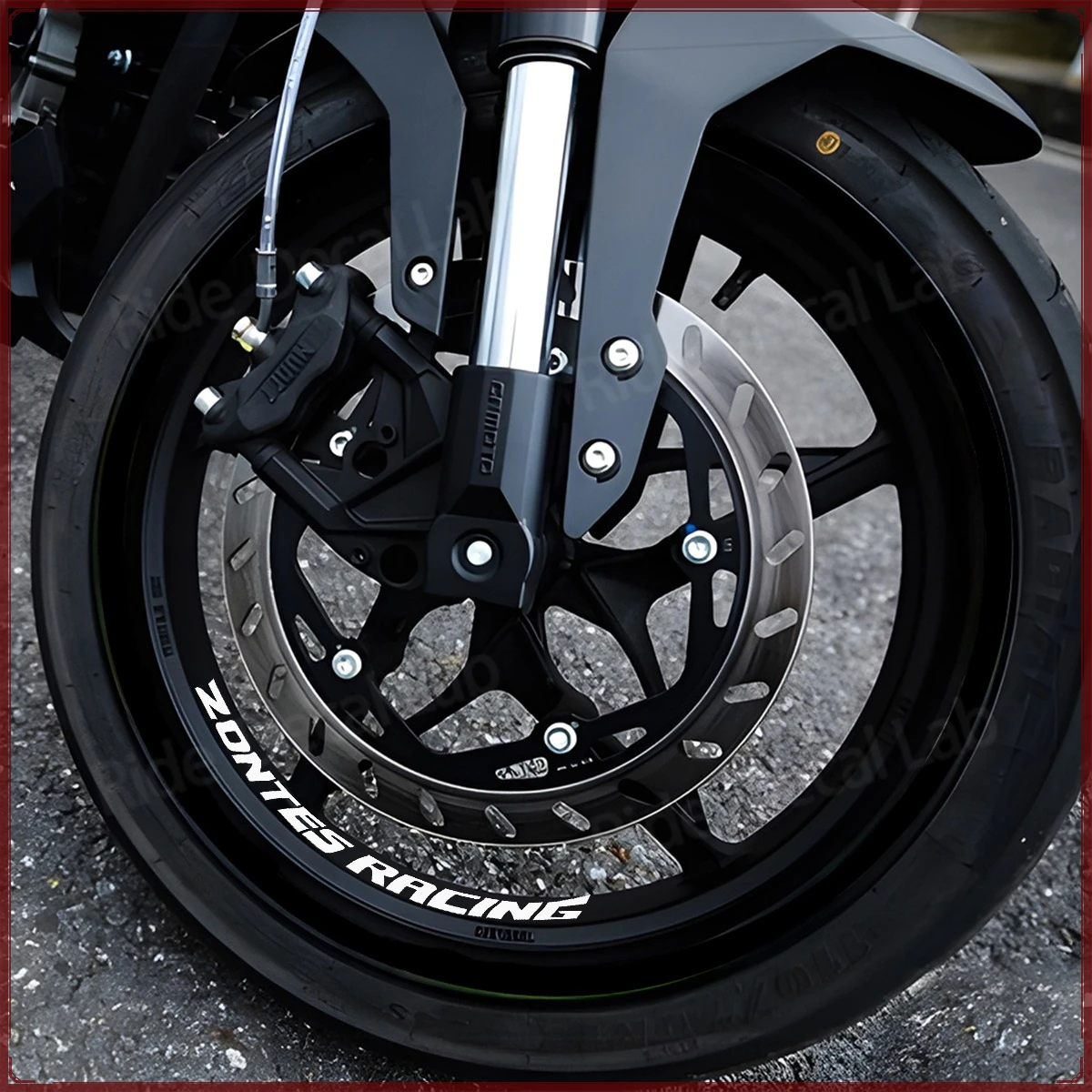 Zontes Racing Motorcycle Inner Rim Stickers for ZT150X 368D/M 368K 368S/Z 350D/E 125D/E125 125-X Accessories Modification Decals