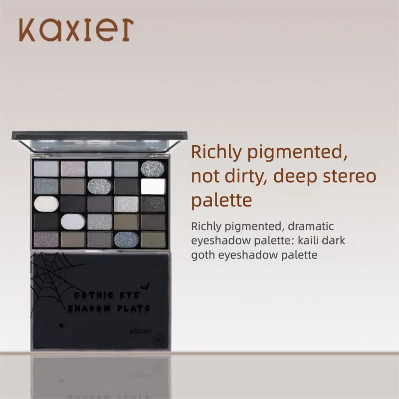 Cahill Eyeshadow Palette, A Multi-purpose Pearlescent, Matte, Fine Flash, Smoky Punk, Deep And Three-dimensional Eyeshadow view 2