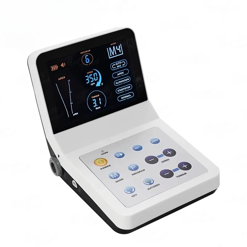 

R-Smart Plus Dentals Endodontic Motor With Apex Locator Rotary File Endomotor 16: 1 Contra Angle for Root Cancal Instrument