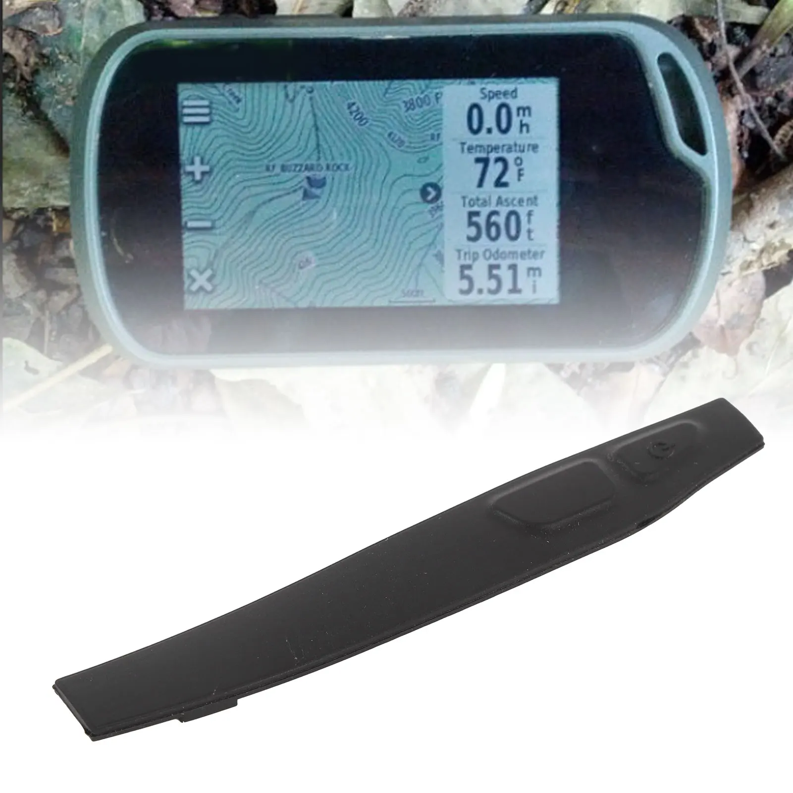 

Rubber Power Button Wear Proof Easy Installation Smoother Operating Rubber Power Button Replacement for Motorcycle