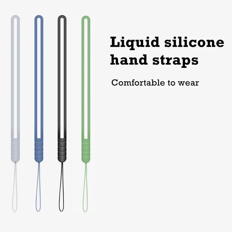 

5pcs Short Silicone Phone Lanyard Wrist Strap for IPhone Huawei Samsung Camera USB Flash Drives Keys ID Card Keycord Keychain