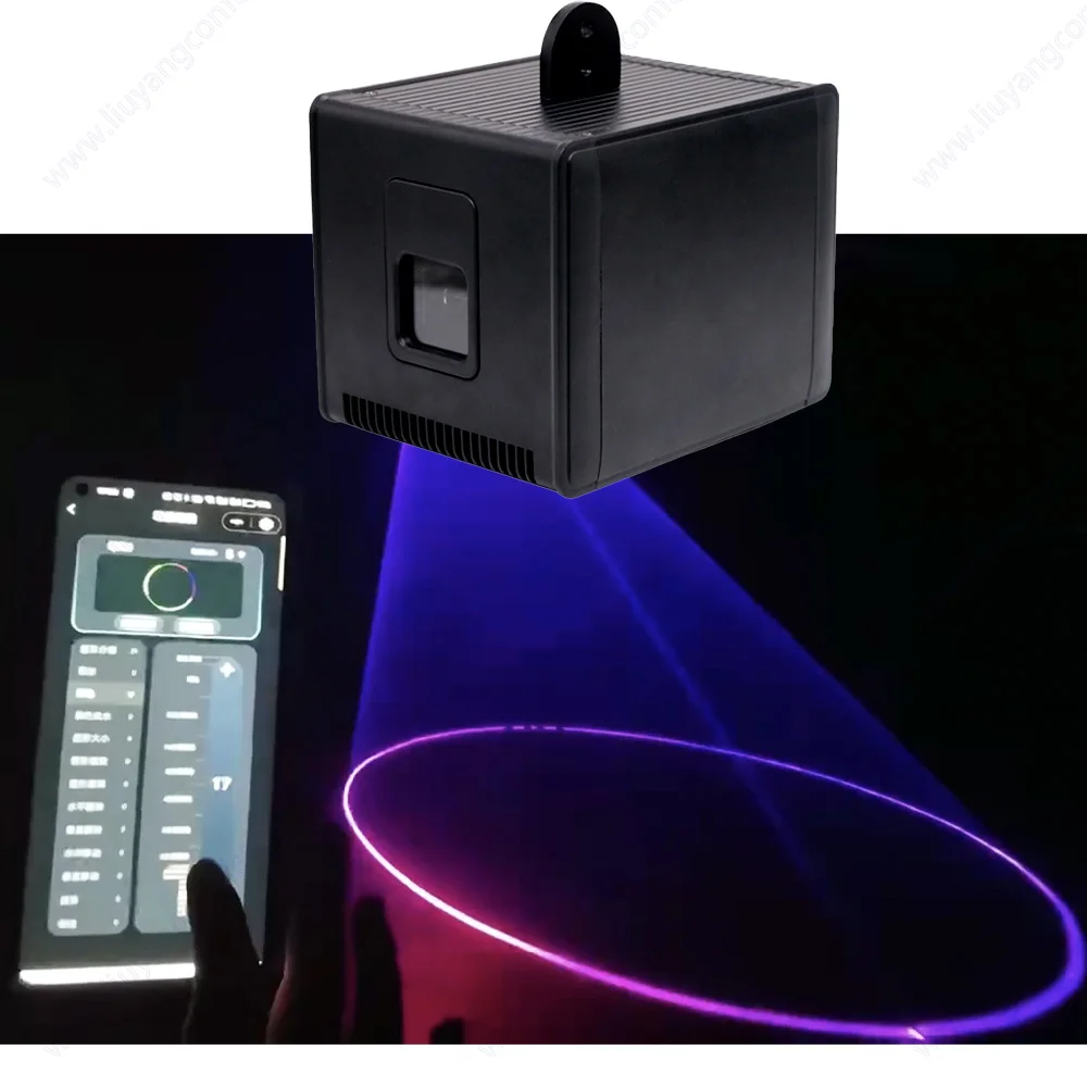 Bluetooth APP Control RGB Laser Stage Lighting Wedding Party Decoration ILDA RJ45 Interface Birthday Dj Disco Light First Dance