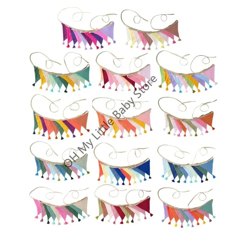 

M76C Двойной слой хлопчатобумажная детская детская комната для детской комнаты настенная вечеринка вырванца вырванца