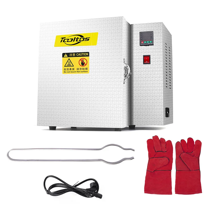 220V 800 ℃   Schmuck-Brennofen Gießmaschine 1500W Schmelzofen mit PID-Temperaturregelung Gipsform-Inkubator Gießkammer Metallschmelz- und Gießofenmaschine