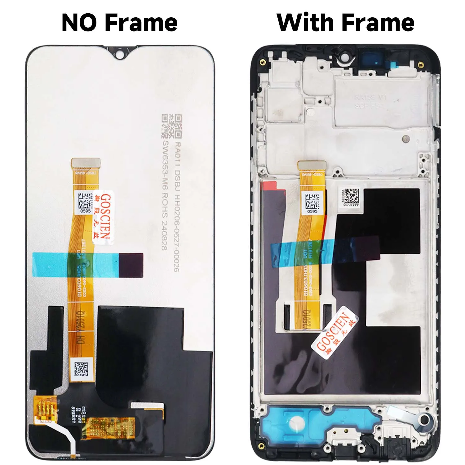 Pantalla LCD táctil para móvil, montaje de digitalizador con marco de 6,3 pulgadas para Oppo Realme 5 Pro, Realme RMX1971 Q, novedad