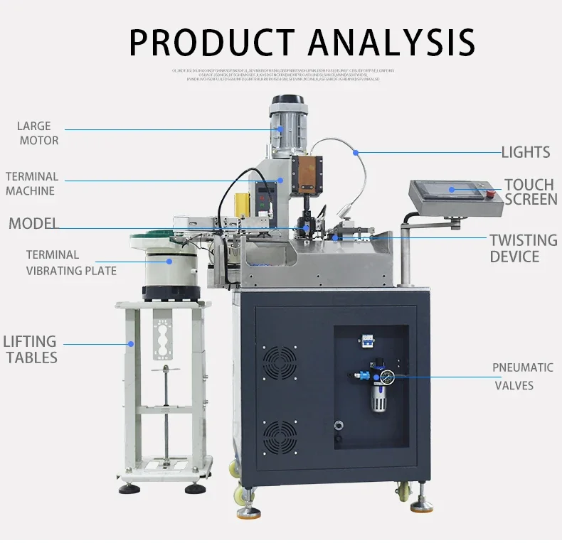 # for Automatic Tube Terminal Stripping Twisting Crimping Machine Loose Terminal Automatic Crimping Machine