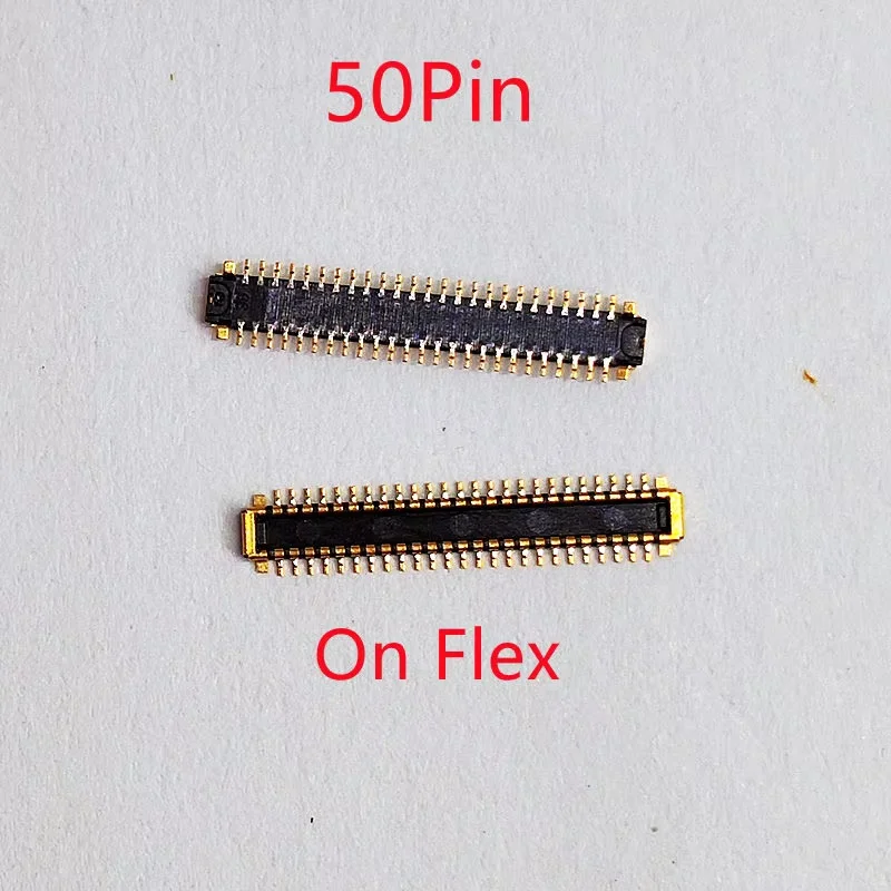 5-20Pcs LCD Display Screen Flex FPC Connector 50pin For Motorola Moto E6 Play XT2029 XT2029-1 Plug On Board