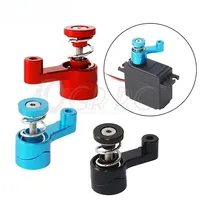 21T Aluminum Alloy Servo Saver Assembly Servo Arms Set for MJX 14210 14209 14702B Monster Trucks RC Car Metal Upgrade Part