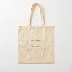 Pride And Prejudice 2005 Screenplay C  Canvas Bag Fabric Unisex Designer Travel Handbag Reusable Grocery Tote Casual Shopper