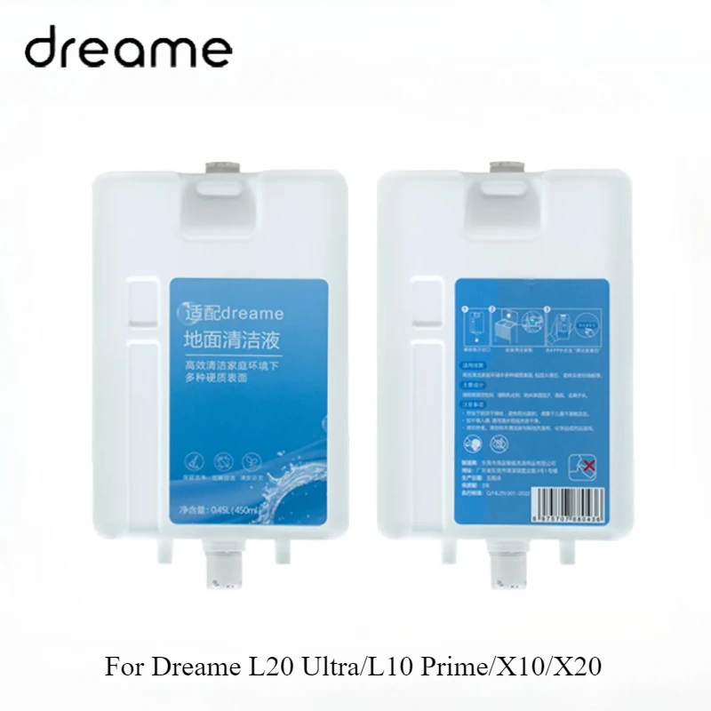 Liquid For Dreame L20 Ultra/L30 Ultra Vacuum Cleaner Accessories Fluid Replacements Detergent Floor Cleaning Solution 450ML