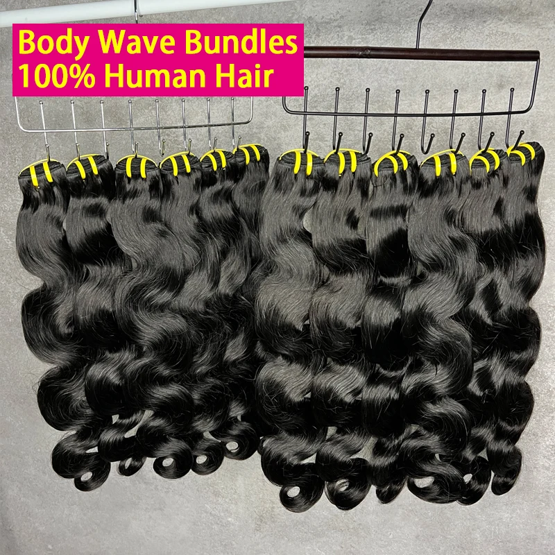 

Натуральные вьетнамские волосы Body Wave 15A, 100% человеческие, необработанные, для наращивания, Loose Water Weave, 1/2/3/4 пучка, натуральный черный цвет, Tissage, волнистые