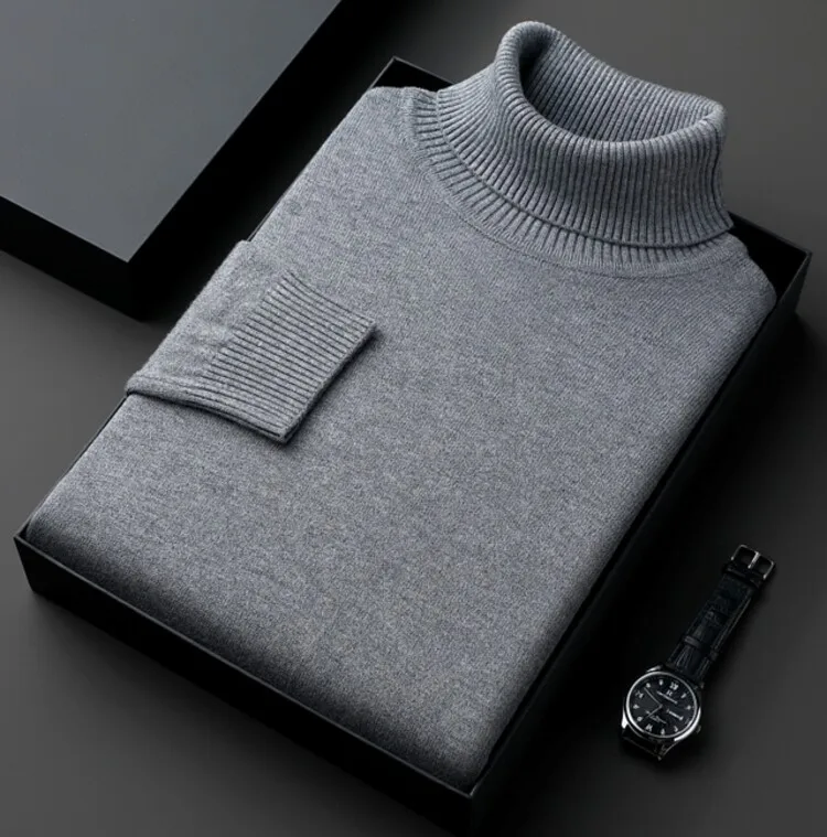 

Men's Anti-pilling High Quality Knit Sweater Shirt Slim Fit Long Sleeve Pullover Trend Men Clothing