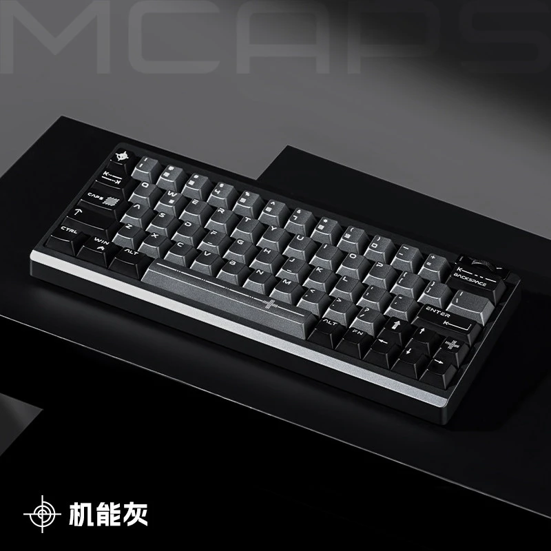 MELETRIX MCAPS Aluminum Metal Keycaps 61 Layout 64 Key Addition
