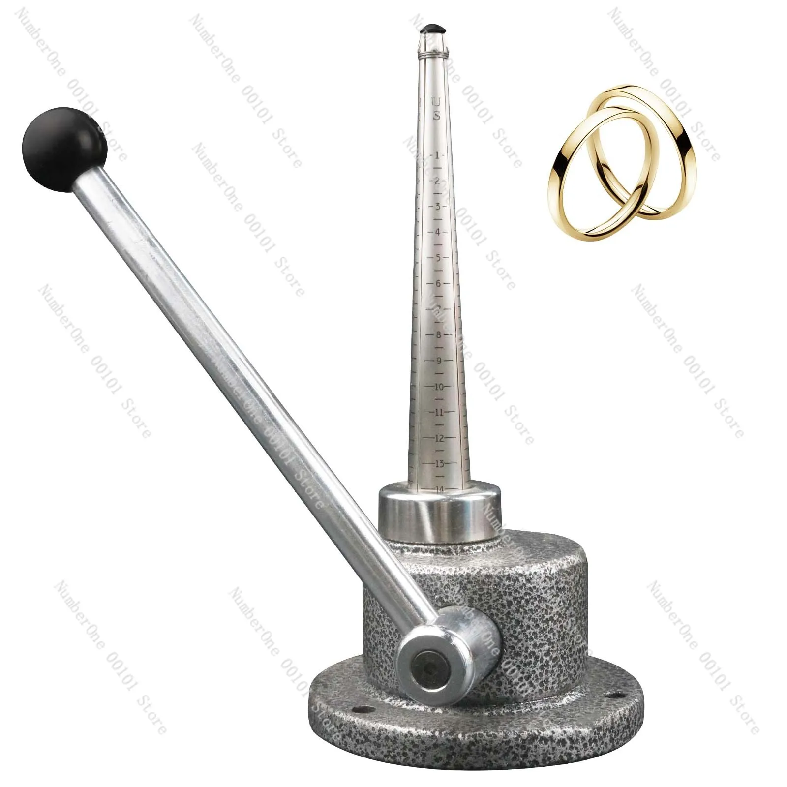 5KG Ring Stretcher And Reducer With with US/JP/HK/EUR Size Jewelry Repair Nodular Iron Coin Vertical Mandrel Diy