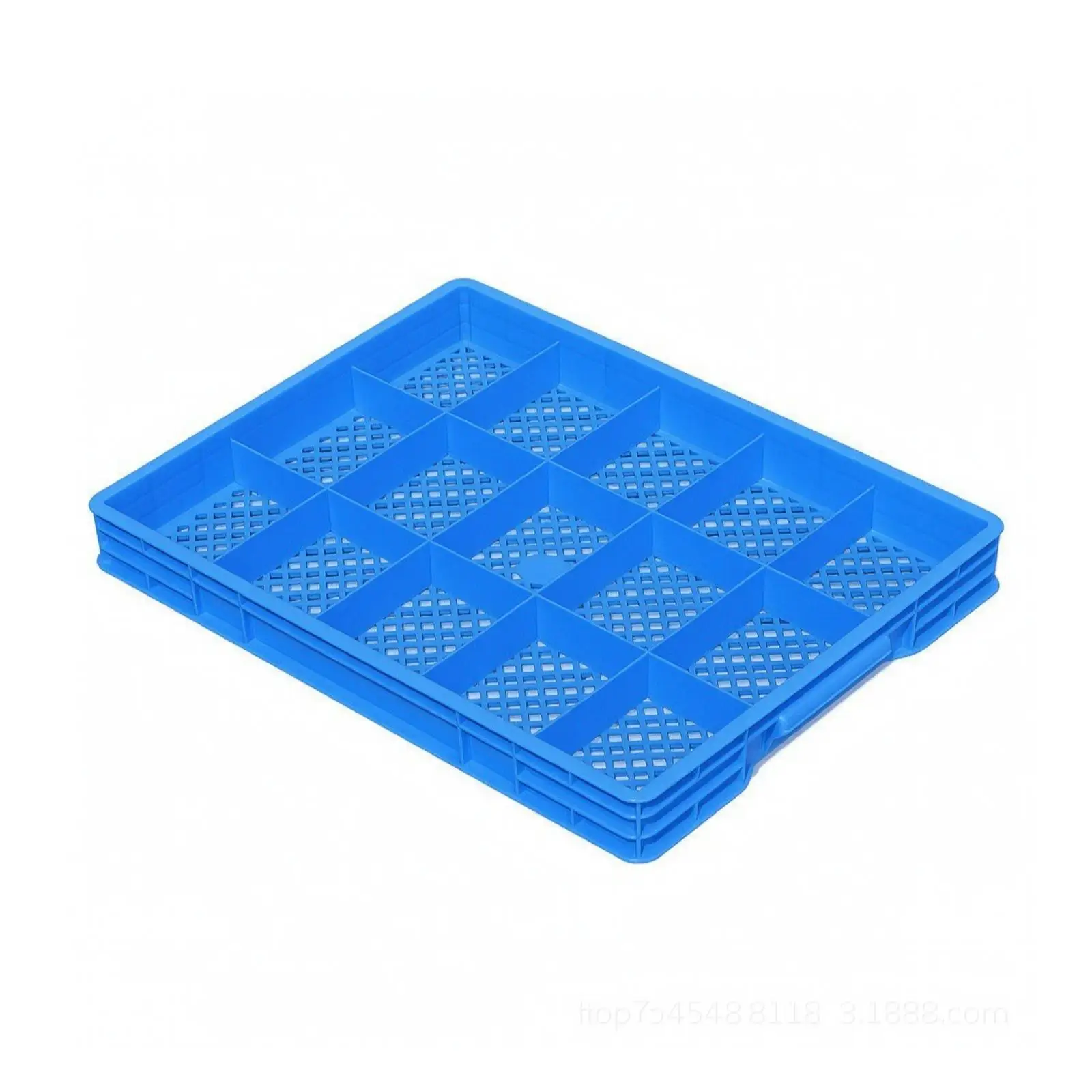 Plastic Sorting Tray Container for Tools Storage Compartment Box with Low Profile Design for Repair Bench Organization
