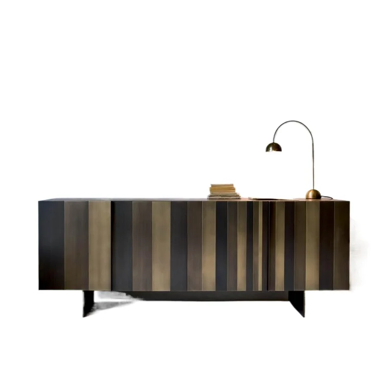 

Side cabinet, guest dining room modern light luxury storage cabinet against the wall