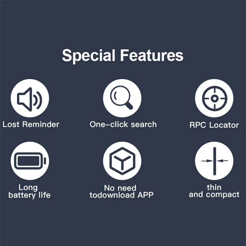 Localizzatore Icard wireless per Trova la mia app Bluetooth controllato a livello globale che traccia Smart Tag Droppshipping Localizzatore di documenti A