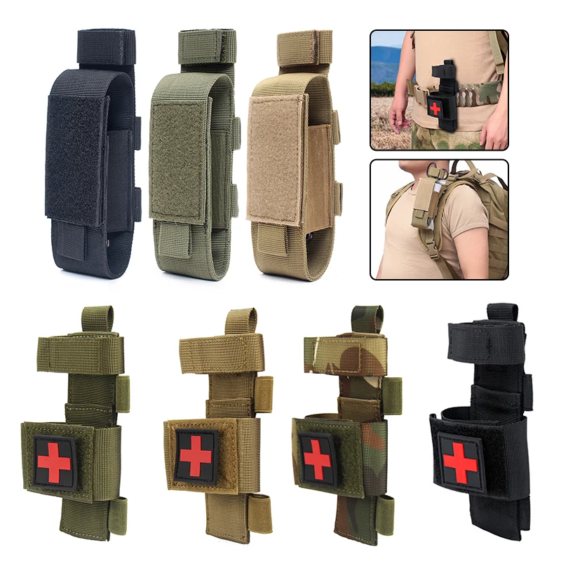 Tactical First Aid Kit Hanging Bag Scissors Cover Multi-Function CAT Tourniquet Bag Fast Hemostasis Medical Shear Molle Pouch