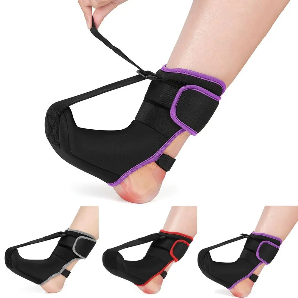 Soft Padding Plantar Fasciitis Night Splint Adjustable Straps Breathable Fixed Ankle Orthotic Support Anti-slip Comfortable