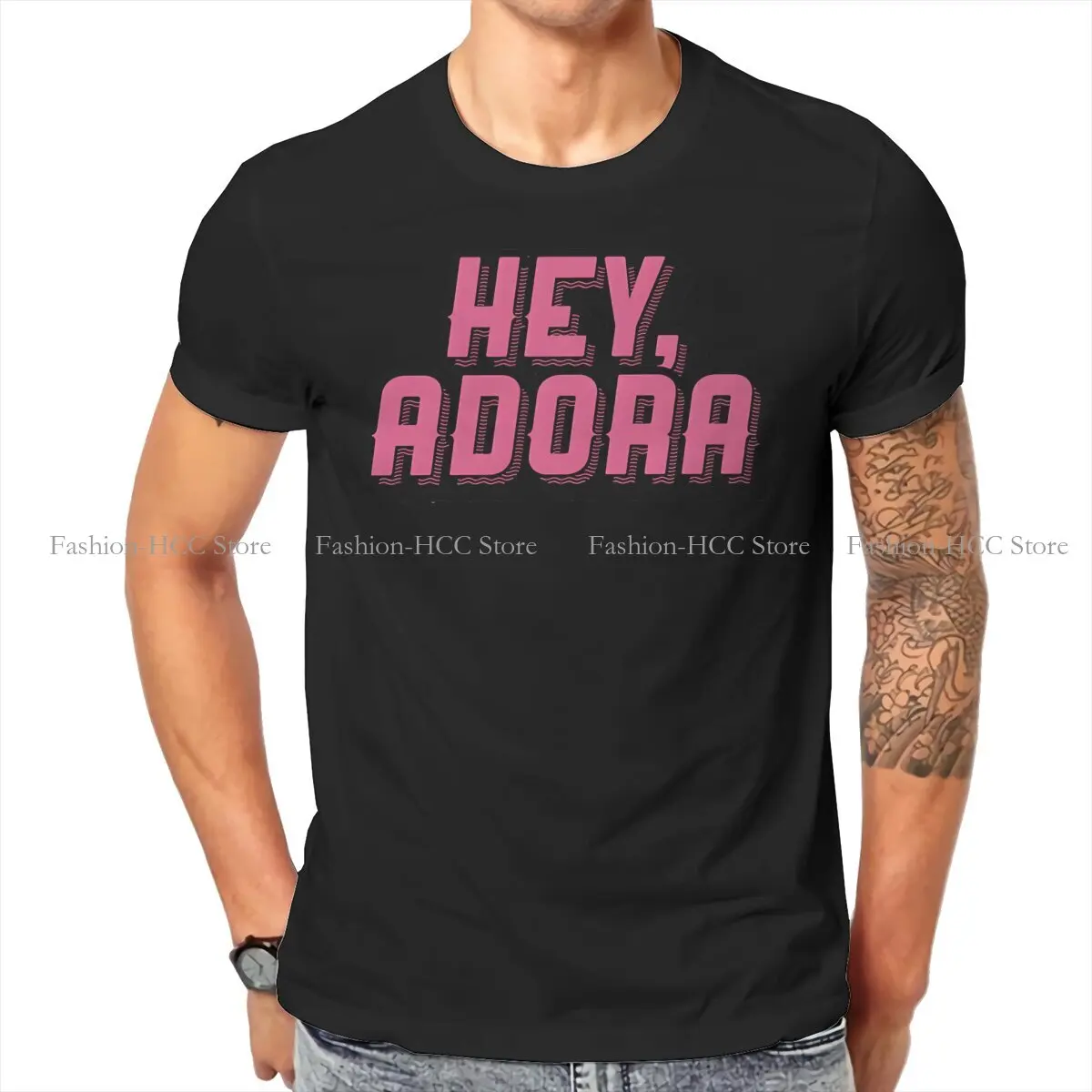 Hey Riddle Riddle 100% Cotton TShirts ADORA POP ART GRAPHIC Print Men's T Shirt Funny Size S-6XL