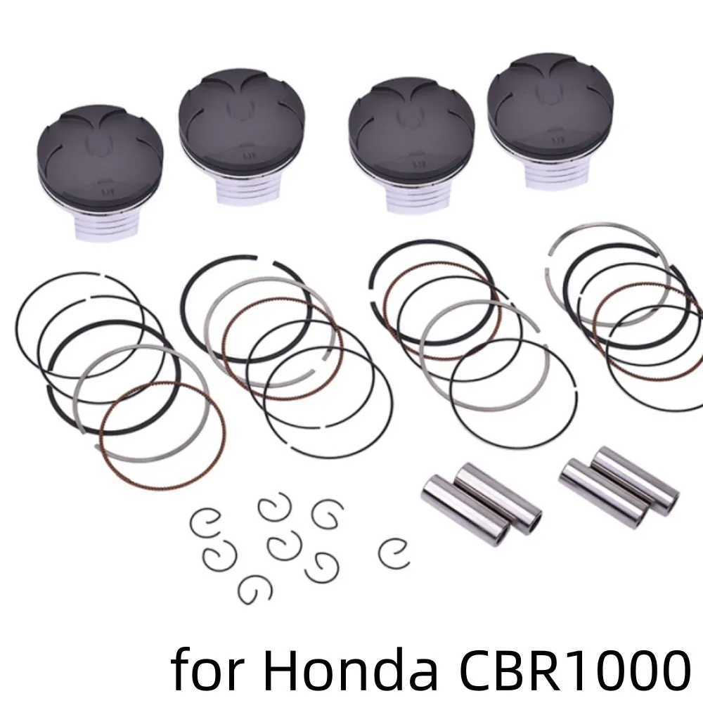 STD 76mm Pin 17mm Motorcycle Engine Piston Ring Kit For HONDA CBR1000RA CBR 1000 RA