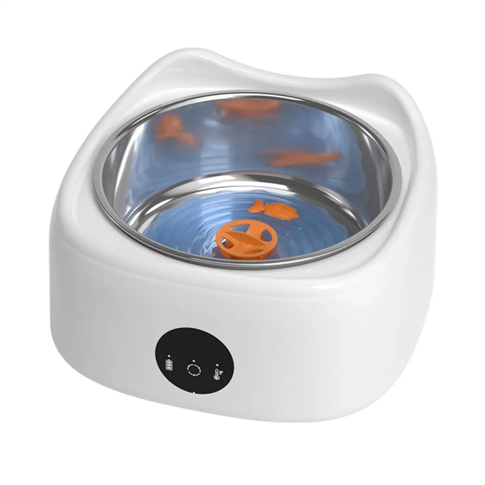 Water Bowl For Cats 3-Temp Motion-Activated Non-Slip Large Capacity Feeder Dishwasher-Safe Cat Water Dispenser For Kitten Small