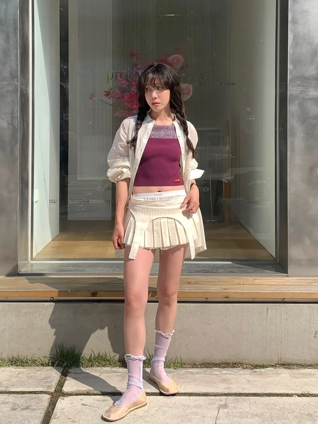 

Плиссированная ультра-юбка с низкой талией и цветком розы, женская юбка для тела, двойной жилет, подставка для поездок на работу