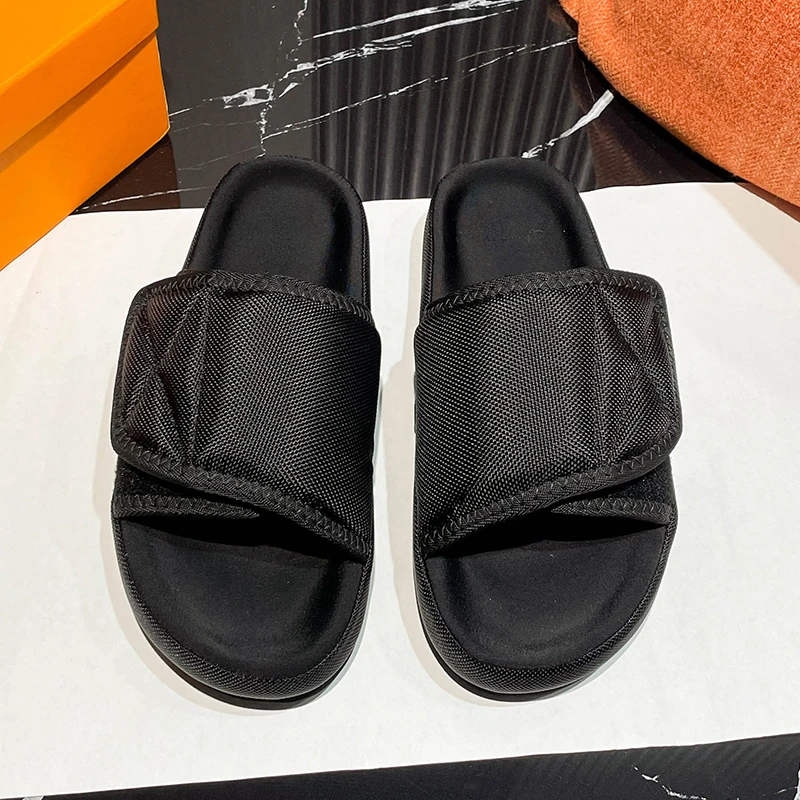 Summer Men Slippers Outer Wear Beach Outdoor Bread Fashioner Shoes Slides Sandals Zapatos Flip Flops Slippers Women