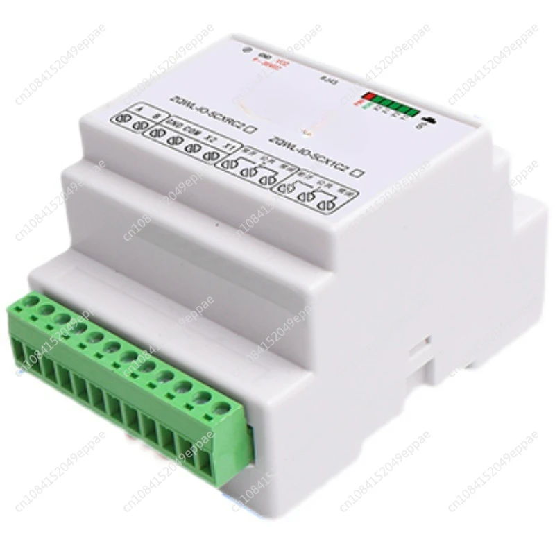 

2-Channel Network Relay Remote Control Board Module Switching Input and Output Timing Delay RS485 Linkage IO