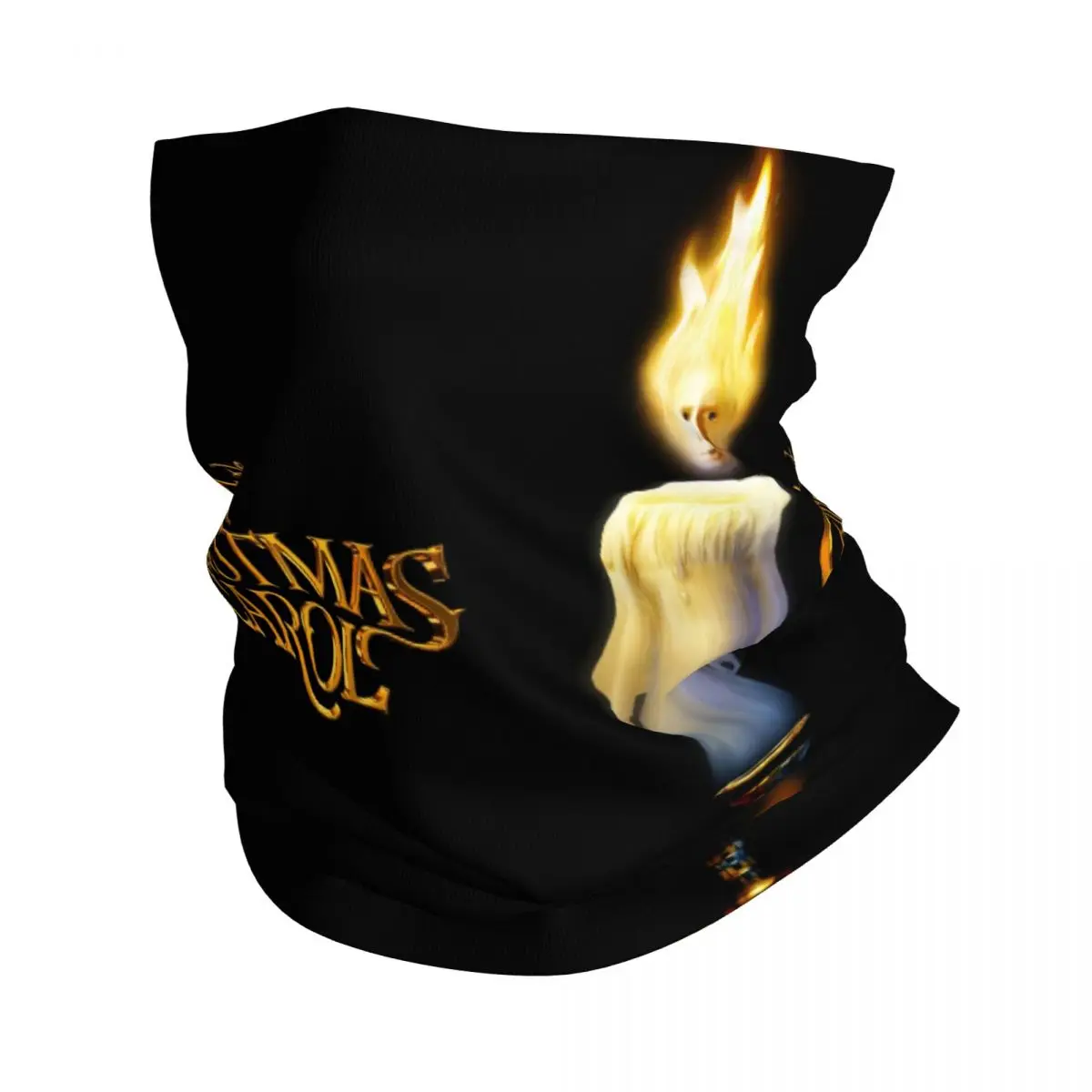 

Custom A Christmas Carol Animated Movies Bandana Winter Neck Warmer Women Windproof Wrap Face Scarf for Ski Gaiter Headband